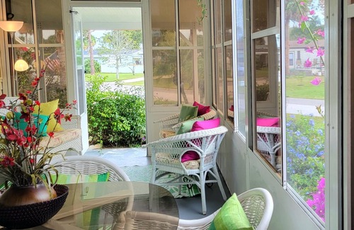 Edgewater House | Live it up "Florida Style" with an included golf cart.