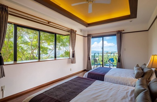 Nakama House | Living 100 All rooms have ocean views A large m - Amano Terace / Kunigami-gun Okinawa
