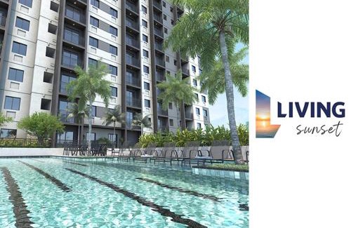 Jacarepagua Apartment | Living Sunset-Apartamento - Novo Barra Olímpica