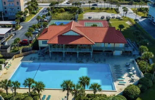 Villa Sabine Condo | LOCATION & VIEWS are the best for Blue Angels, sunsets, huge pool & green space