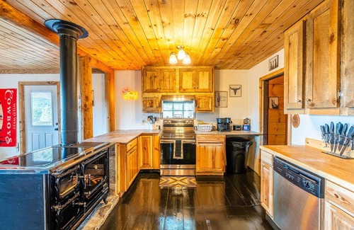 Boone Cabin | Lodge & Cabin PET/FEED/BRUSH HORSES! Hot Tub Roku Great Views Privacy