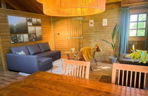 Zevenhuizen Cabin | Lodge De ijsvogel bij Bolmeer Lodges