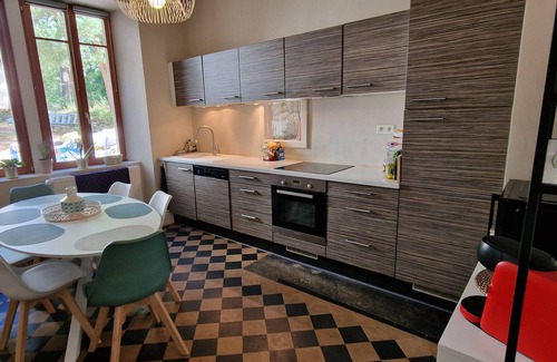 Trois-Epis Apartment | Lodging "Lilas" 105 m², 5-star, ground floor, wood-burning stove, 50 m² terrace