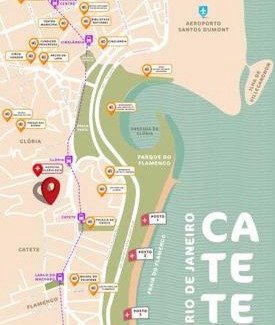 Catete Apartment | Loft com vista pro Pão de Açúcar! A/C, Wi-Fi, TV