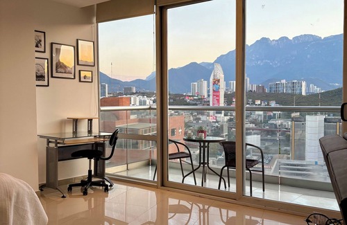 San Jeronimo Apartment | Loft confortable con vista espectacular a Sierra Madre a solo 5 min San Pedro