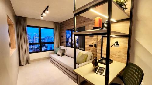 Santa Fe Apartment | Loft de Luxo c/Home Office ao lado Shopping CG.
