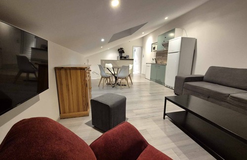 Saint-Paul-Trois-Chateaux Apartment | Loft type apartment in the historic center