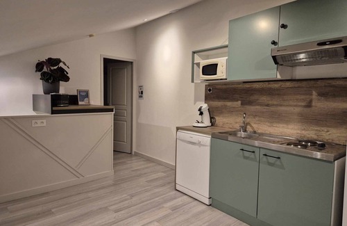 Saint-Paul-Trois-Chateaux Apartment | Loft type apartment in the historic center