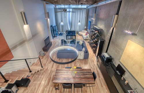 Gay Village Apartment | LOFT: Luxury 21' Foot Ceiling, 3 bedroom loft, 2 bath, downtown Montreal