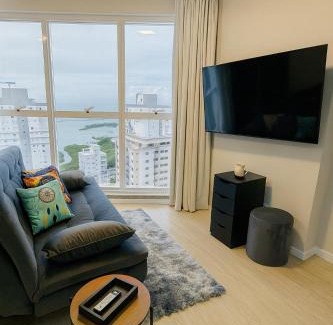 Fazenda Apartment | Loft vista Mar - Entre Itajaí e Balneário Camboriú