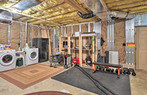 Indian Lake Cabin | Log Cabin Getaway on Double Lot at Indian Lake!