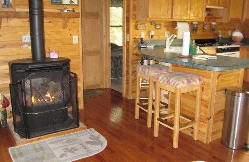 Munising Cottage | Log Cabin in private area close to Pictured Rocks!