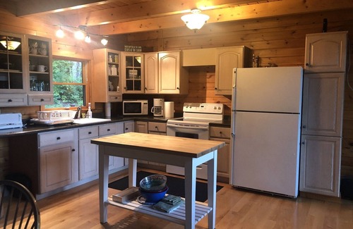 Chester Cabin | Log cabin near Okemo/Ludlow on 25 acres borders state forest w/trails nearby