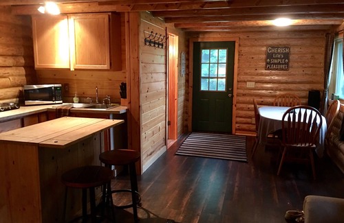 Munising Cabin | Log Cabin Rental! Quiet, Peaceful & Private Lakefront. Dog Friendly!