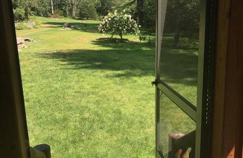 Willow Cabin | Log Cabin/screened porch, 9 Acres/Mountain views