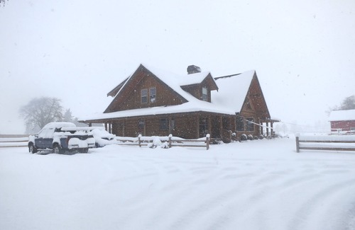 Whatcom County House | Log Home in Beautiful Country Setting.