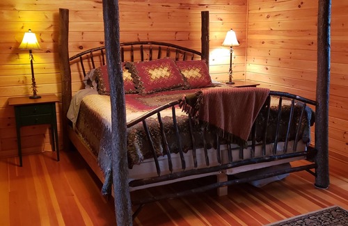 Hayward Cabin | Log Home in the NATIONAL FOREST. ATV/SNOWMOBILE TRAIL CROSS OUR PROPERTY