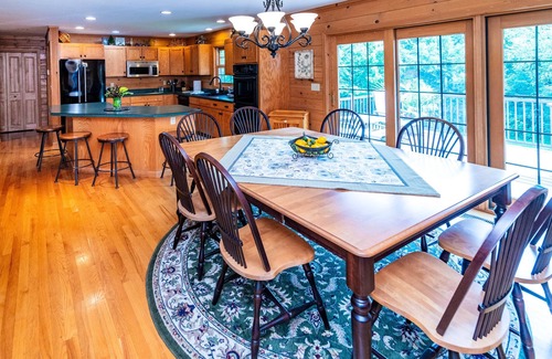 Galena House | Log Home Luxury, Comfort Defined/Moonbeam Views!