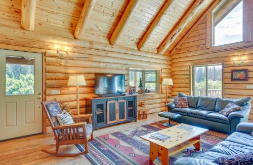 McCloud House | Log Home on 60 Private Acres By Mt Shasta Ski Park