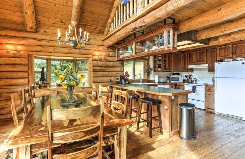 McCloud House | Log Home on 60 Private Acres By Mt Shasta Ski Park