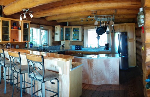 Sunshine Coast House | Log Home, spectacular views,situated, area surrounded by lakesnBC Reg#H096682329