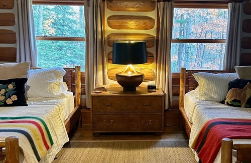 Northport Cabin | Log lodge estate in northern Michigan. A one of a kind up north experience.
