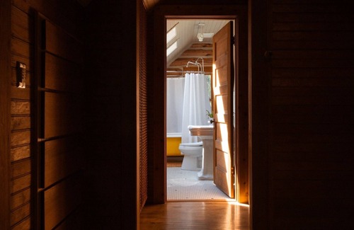Northport Cabin | Log lodge estate in northern Michigan. A one of a kind up north experience.