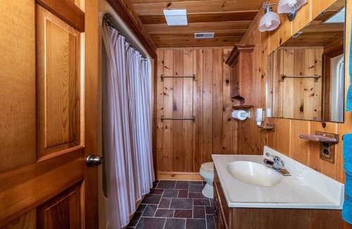 Natural Bridge House | Log Lodge: Mountain/Water View & Heated Pool!
