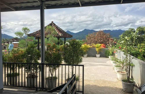 Mataram House | Lombok 3 bedroom tropical house with terrace. Beautiful mountain views.