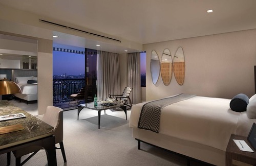 Norma Triangle Hotel | London One Bedroom Suite at The London West Hollywood, Pool, Near Beverly Hills