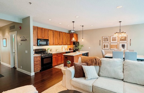 Le Claire Condo | Lone Star Loft on the Mississippi River!