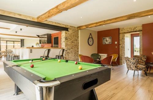Loireauxence House | Longère moderne avec spa, billard, babyfoot, salle de sport, hammam, et Wi-Fi - FR-1-306-1288