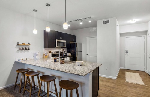 Austin Apartment | Long Stays Welcome! Pool, Free Parking, & Balcony