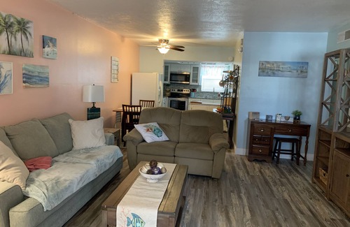 Largo Villa | Long-term Beachy Villa Less than 2 miles to the Warm Water of the Gulf!
