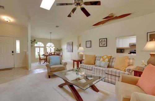 Deep Creek House | Long-term discount! Spacious 3BR Home With Tropical Garden & Koi Pond in Lanai