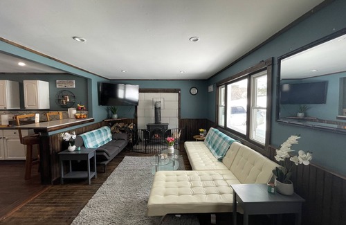 Lake Placid House | Long term newly remodeled two bed two bath with spacious lawns and patios