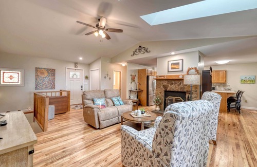 Hayesville House | Longview - Woodburninng Fireplace - Outdoor firepit