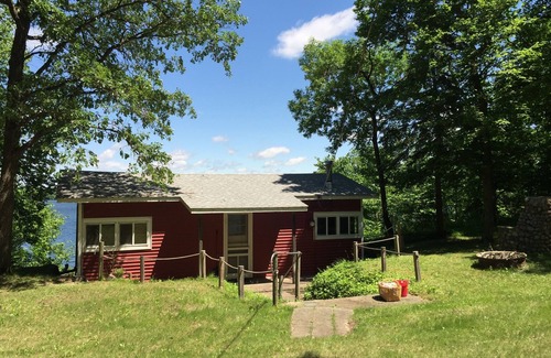 Clitherall Cabin | Looking for a secluded lake cabin? 5+ acres, 400’ shoreline on Stuart Lake!