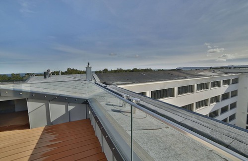 Prora Apartment | Lotsenloft 16 in Prora Düne 7 with its own sauna, fireplace and roof terrace