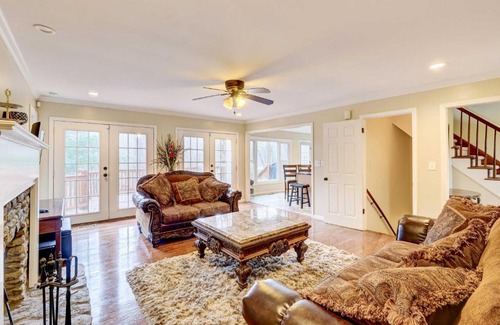 Harrods Creek House | Louisville Area Home Deck, Fire Pit, Creek!