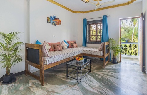Majorda Apartment | Lovely 2 Bedroom Living Hall Full Kitchen Scinic View