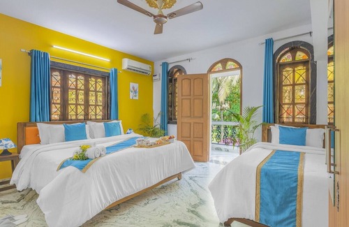 Majorda Apartment | Lovely 2 Bedroom Living Hall Full Kitchen Scinic View