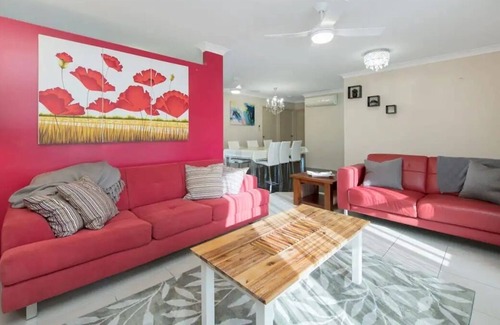 Mount Louisa House | Lovely 3BR home surrounded by lush greenery. Perfect escape for tranquility.