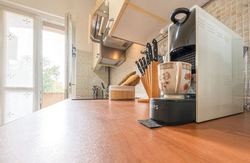 Pavia Apartment | Lovely apartment for 4 guests with WIFI, A/C, TV, terrace, panoramic view and parking