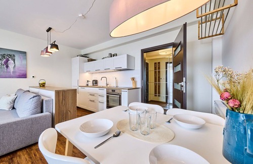 Vitkovice Apartment | Lovely apartment for 4 guests with WIFI, TV, balcony and parking