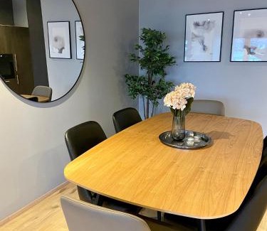 Oddeyrin Apartment | Lovely apartment with hot tub access