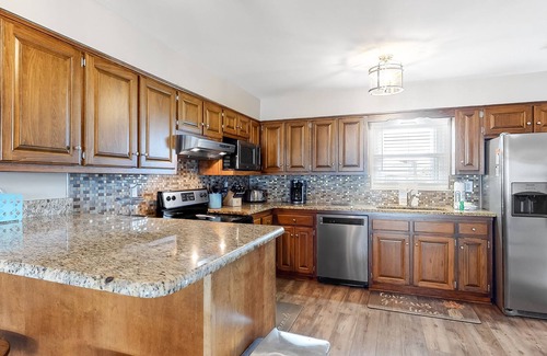 Silver Cay House | Lovely beachfront home with a private dock & spacious deck - dogs welcome
