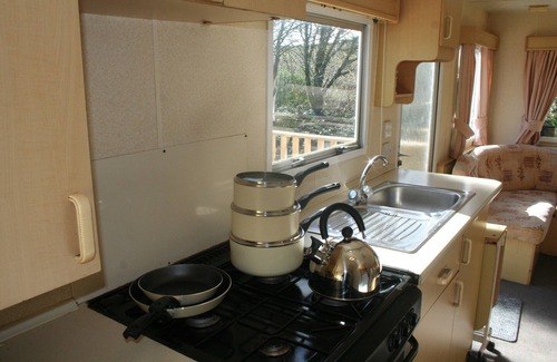 Pontypool House | Lovely Bk Calypso Bluebird 6 berth Holiday Caravan
