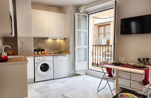San Julian Apartment | Lovely Center Apartments Sol with two balconies facing the street and bright