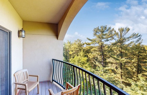 Wisconsin Dells Condo | Lovely condo with on-site water park, balcony, kitchenette & central AC